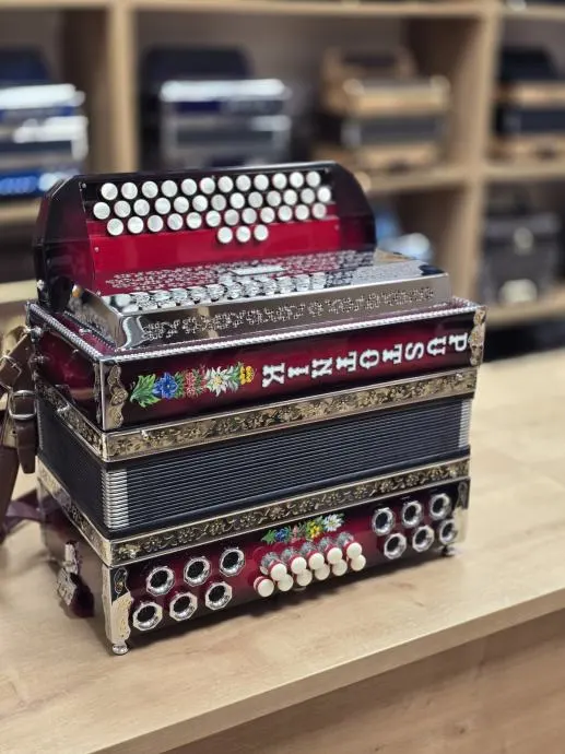 Rabljena harmonika Pustotnik C-F-B 38 – fotografija 2