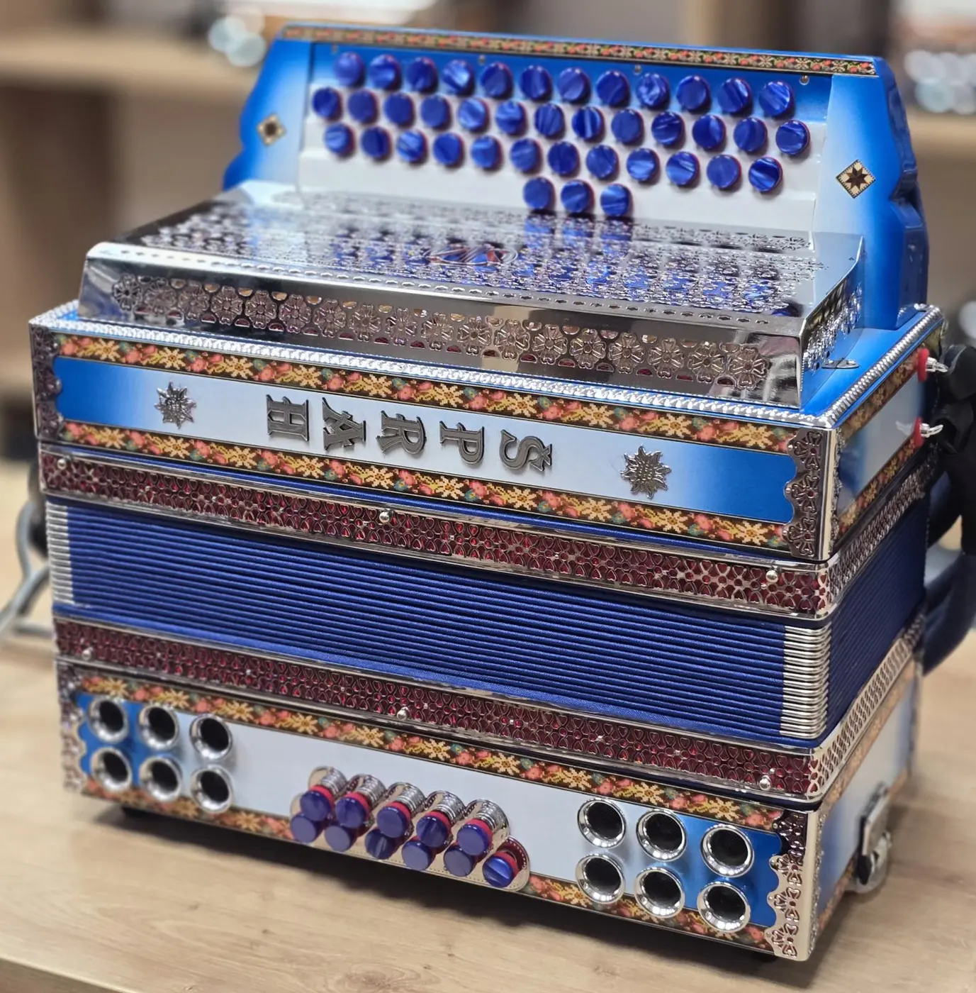 Rabljena harmonika Šprah Cis-Fis-H 38 – fotografija 2